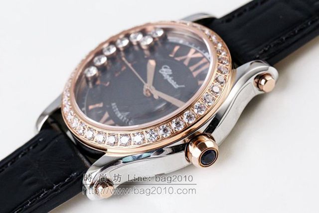 Chopard手錶 HAPPY DIAMONDS系列 274808-5001 全自動機械男士腕表 蕭邦高端男表  hds1199